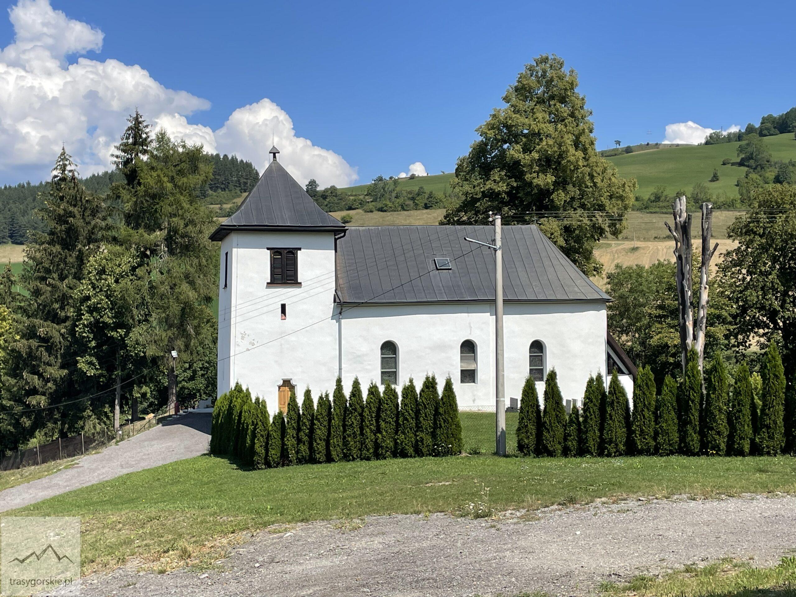 Góry Choczańskie, Veľký Choč, Kościół w Vyšný Kubín