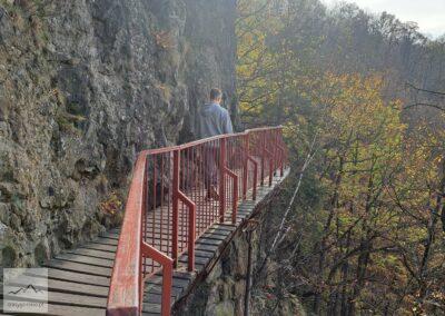 Góry Wałbrzyskie Ścieżka Hochbergów Diabelski Most