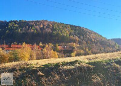 Góry Wałbrzyskie, szlak na Niedźwiadki, jesień