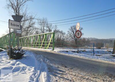 Rudawy Janowickie, szlak z Wojanowa na Sokoliki, most na Bobrze