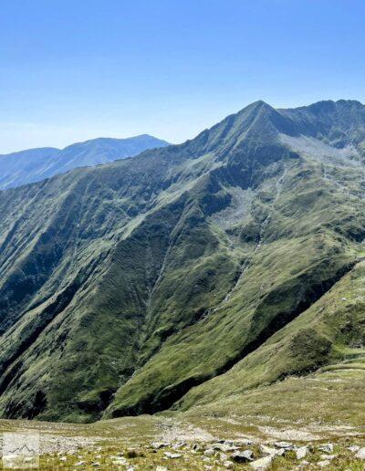 Góry Fogaraskie, szlak na Moldovaneu