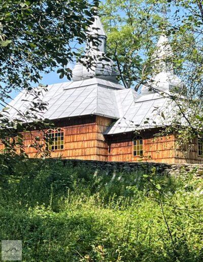 Beskid Niski, cerkiew na ścieżce przyrodniczo turystycznej Olchowiec (3)
